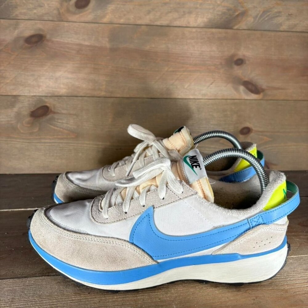 nike waffle debut mens size 8.5 shoes blue athletic running sneakers